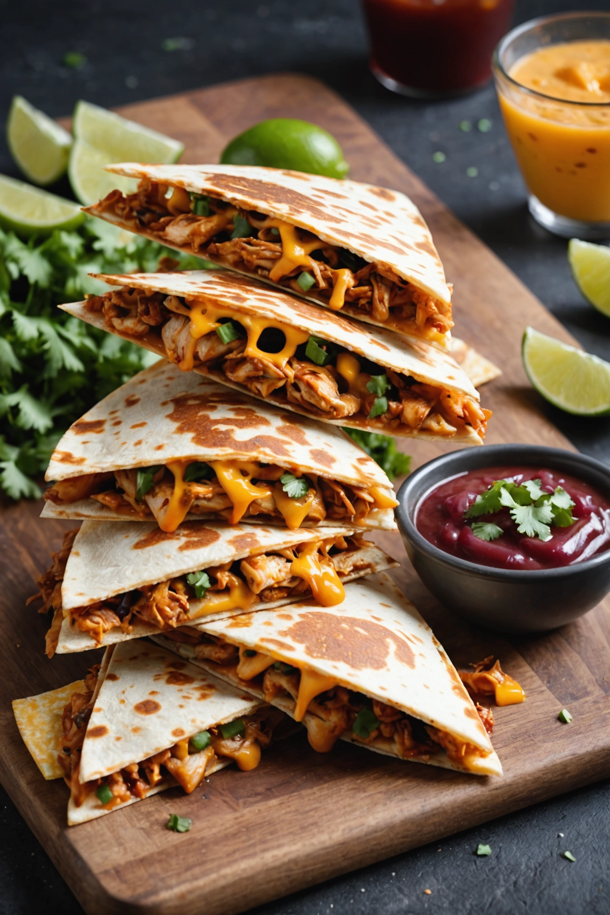 6. BBQ Chicken Quesadillas