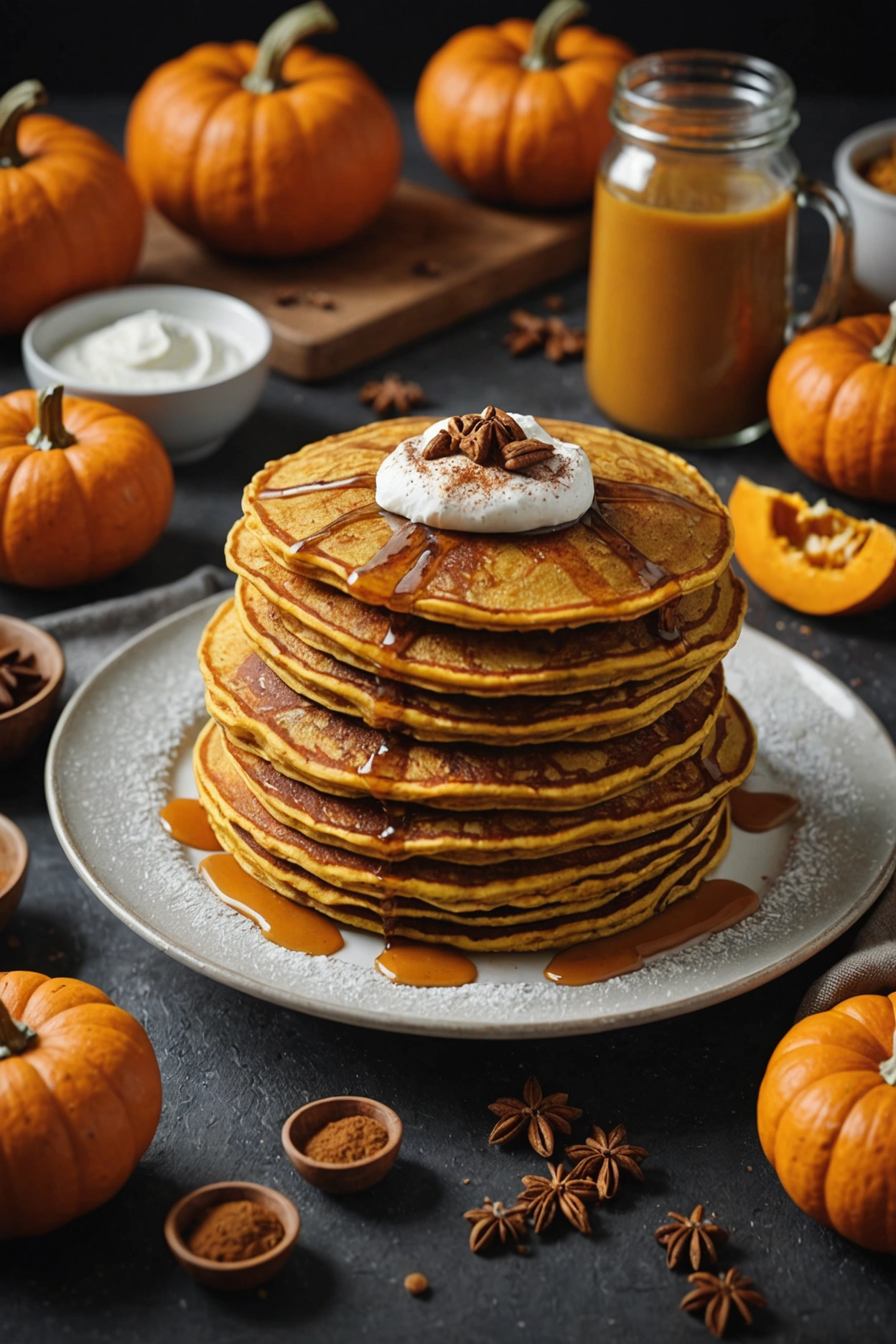 6. Pumpkin Pancakes