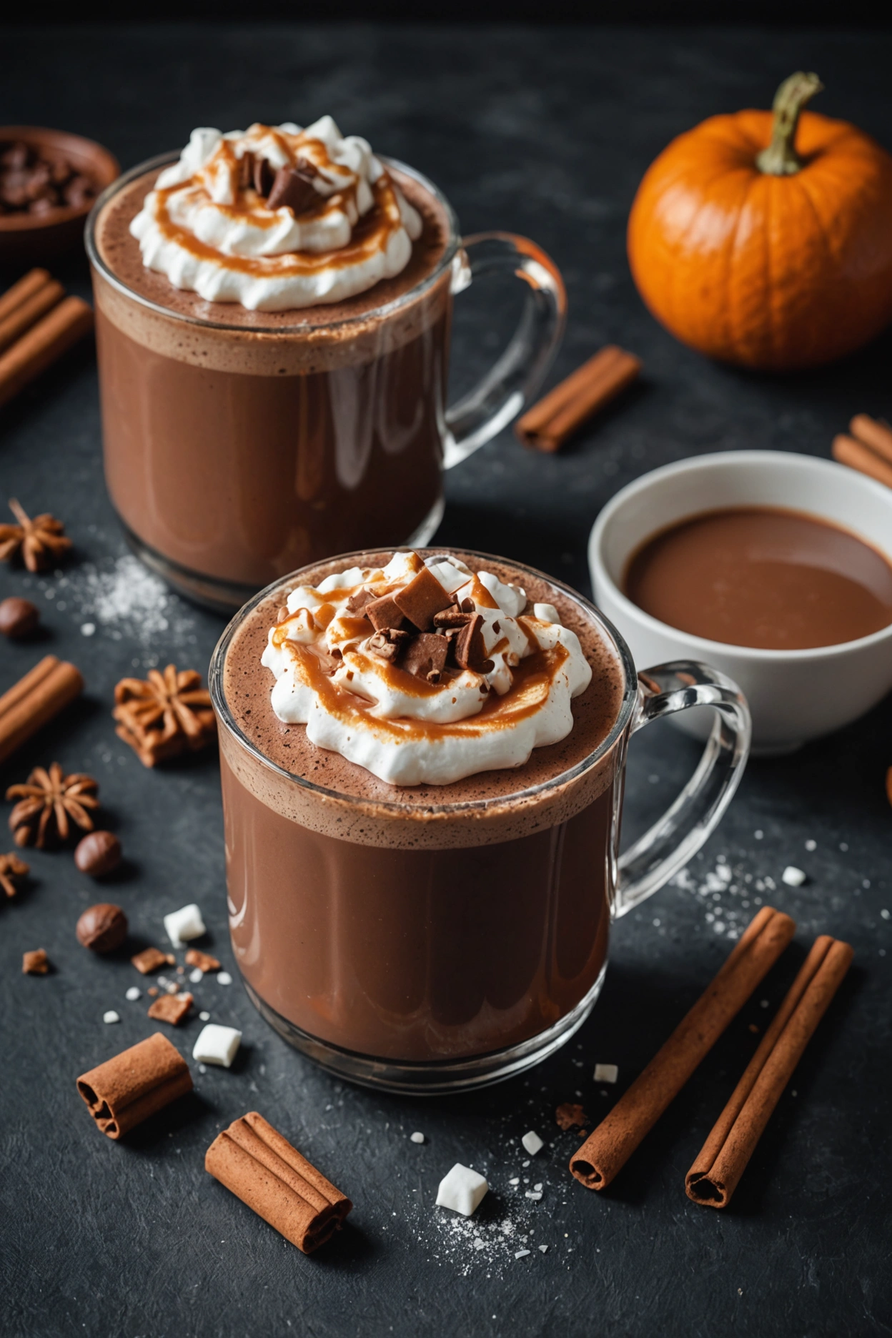 6. Salted Caramel Fall Hot Chocolate