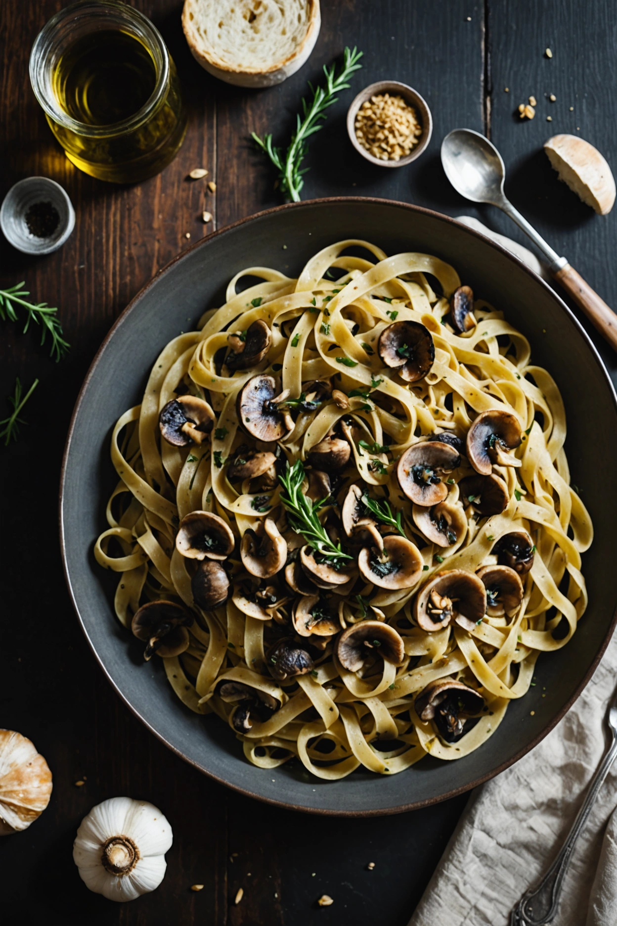 6. Wild Mushroom Tagliatelle