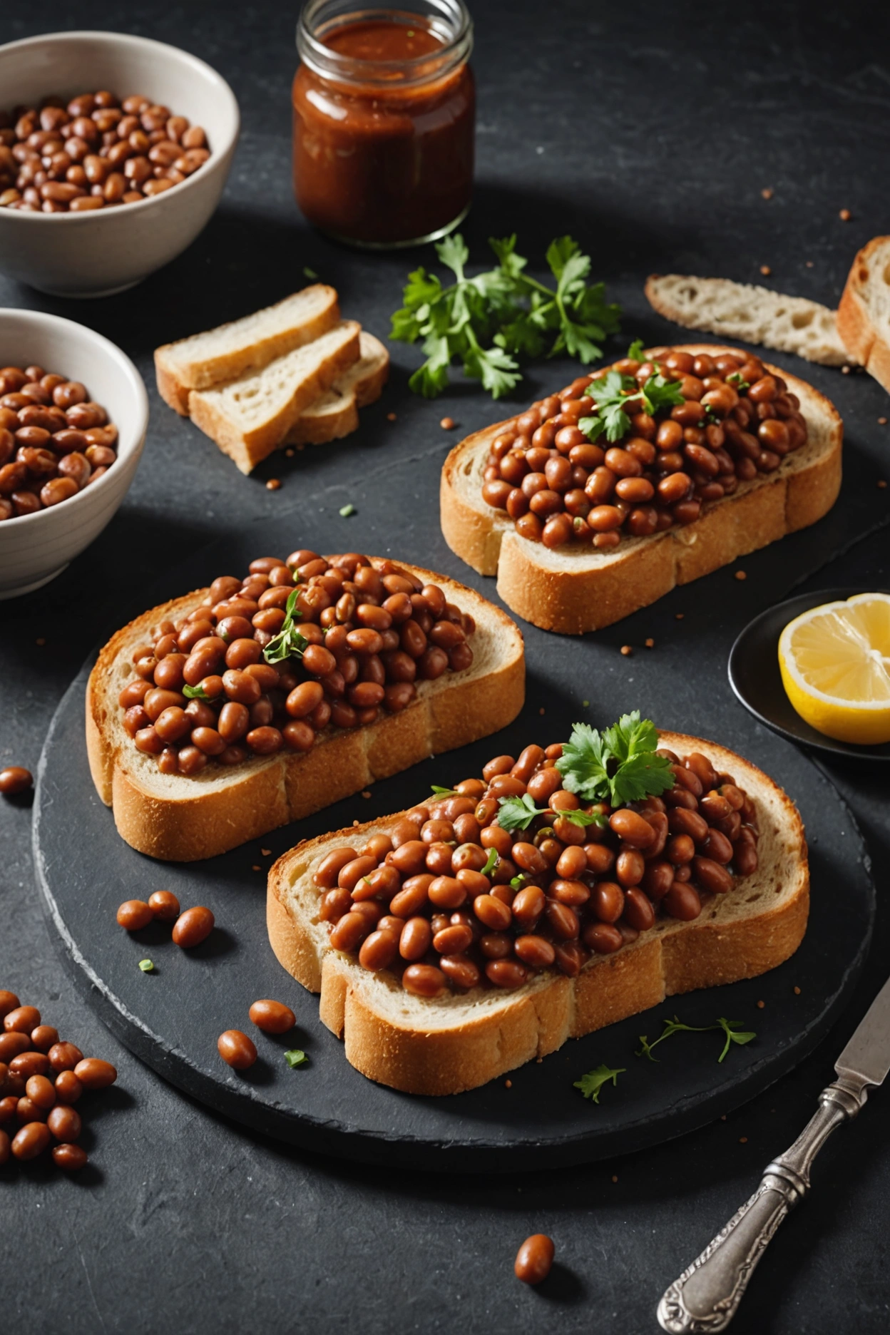 7. BBQ Beans on Toast