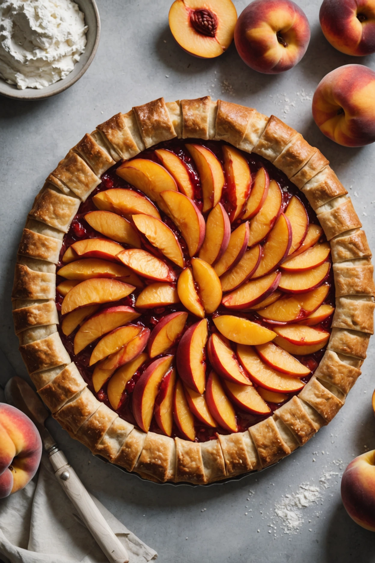 7. Peach Galette