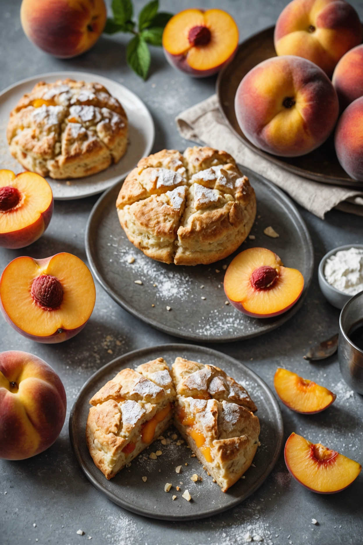 7. Peach Scones