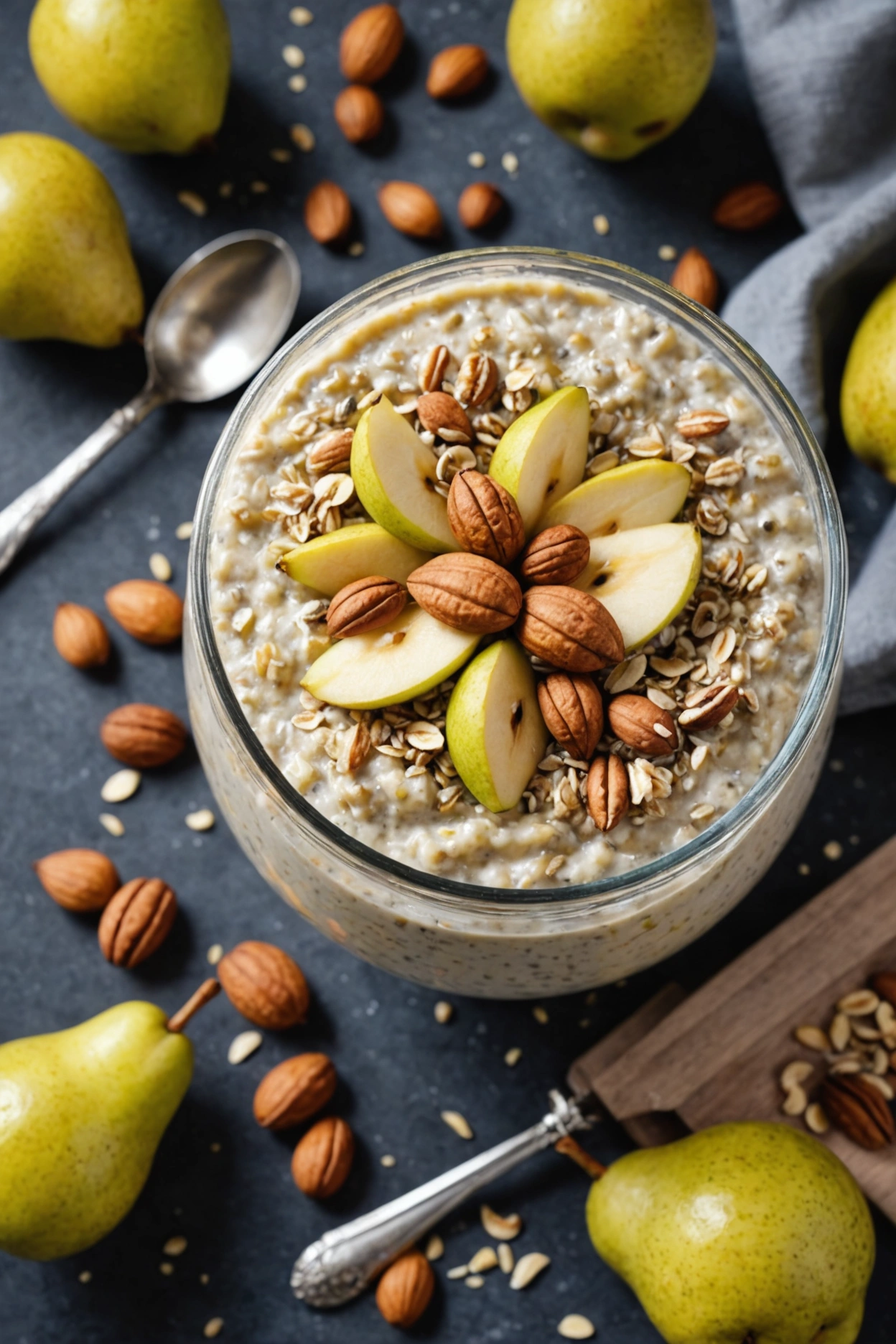 7. Pear Ginger Overnight Oats