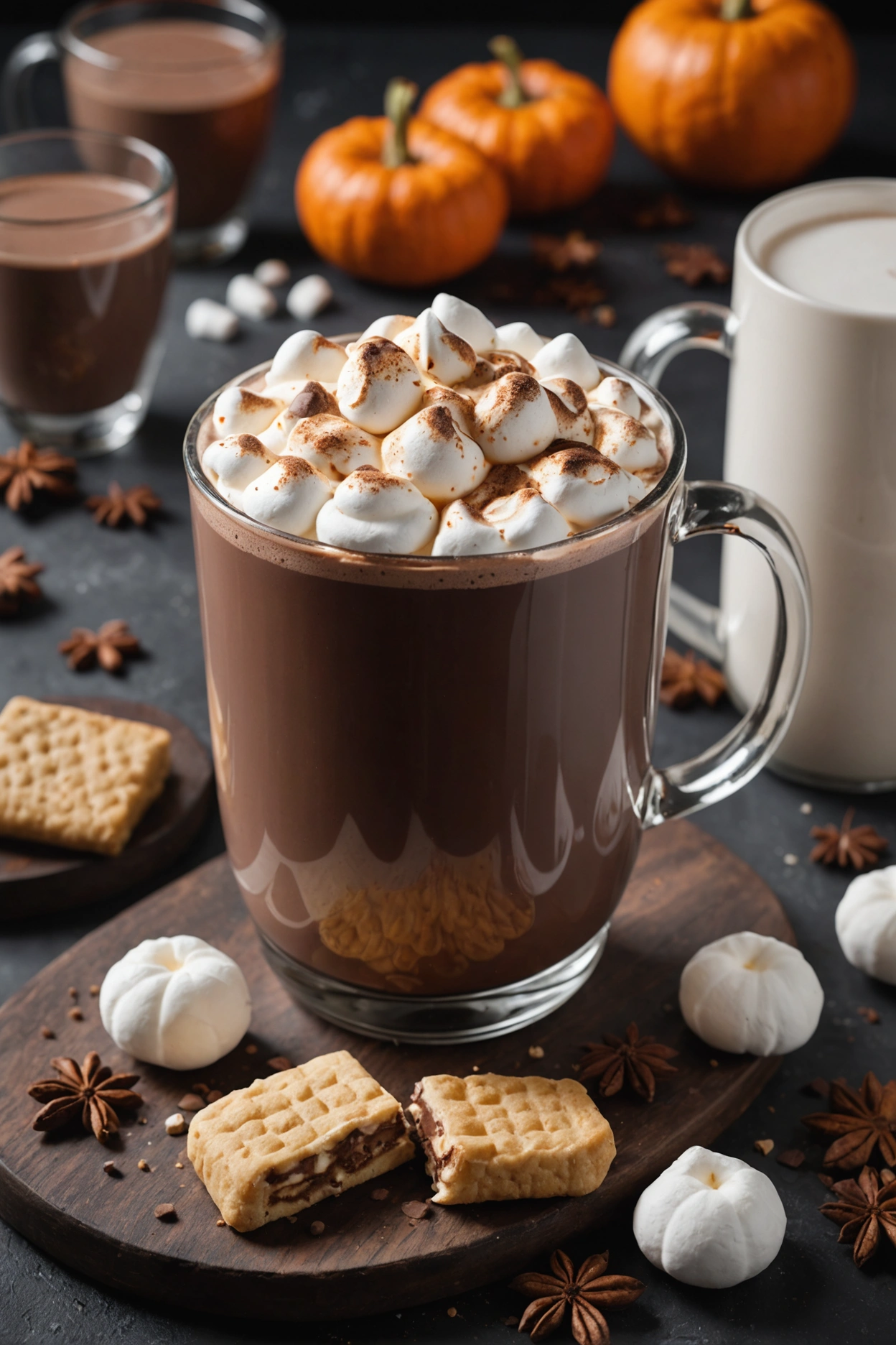 7. Toasted Marshmallow Fall Hot Chocolate