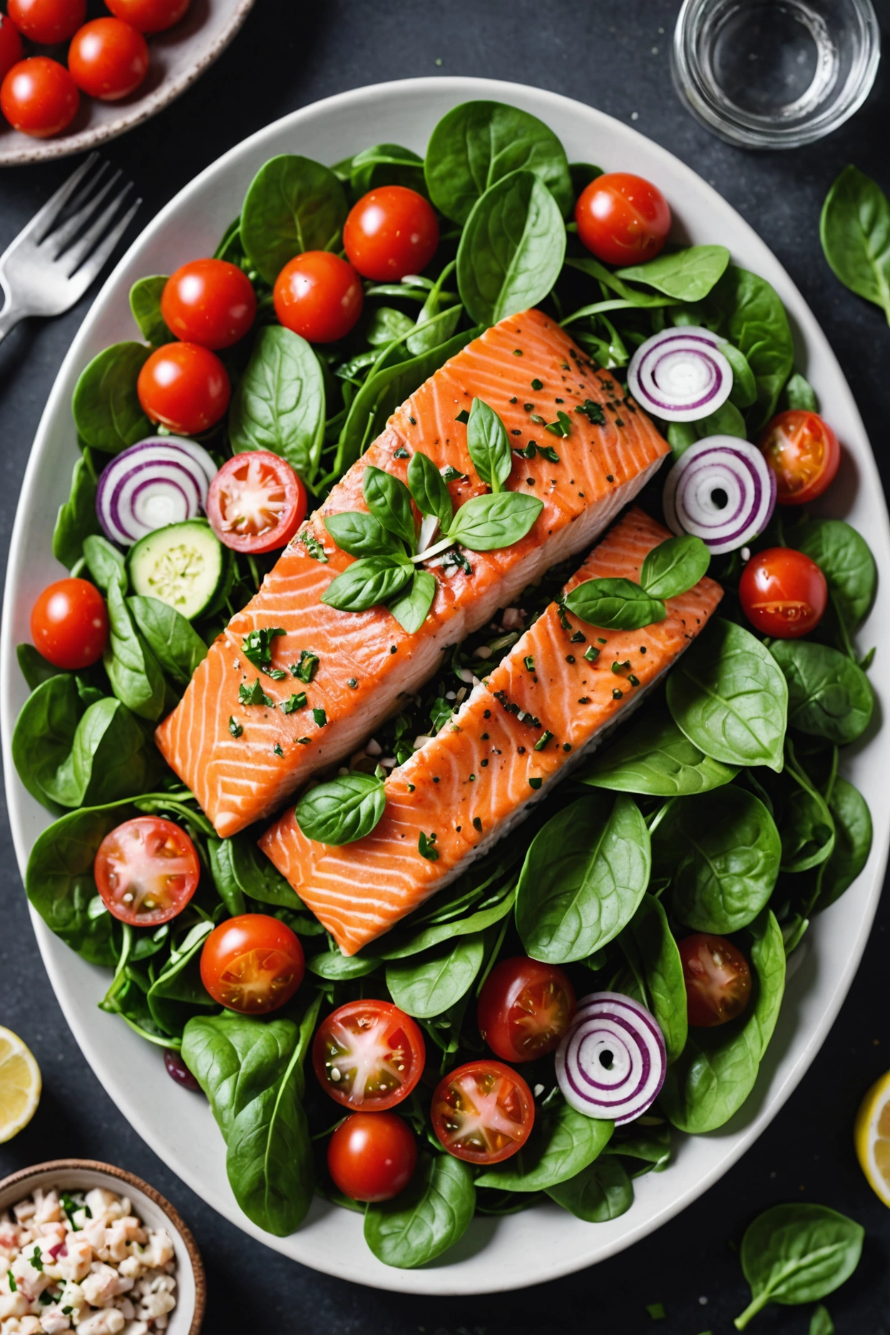 8. Mediterranean Salmon Salad