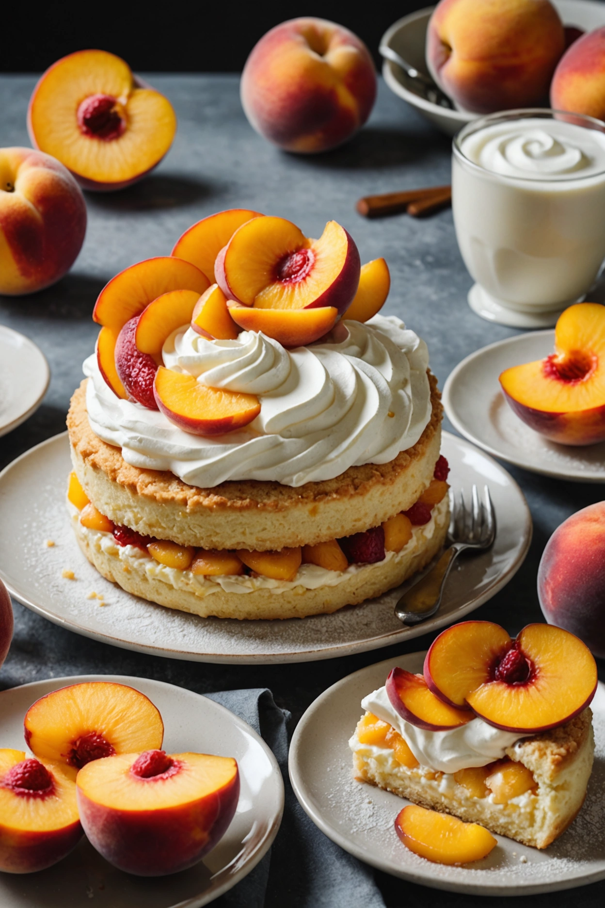 8. Peach Shortcake