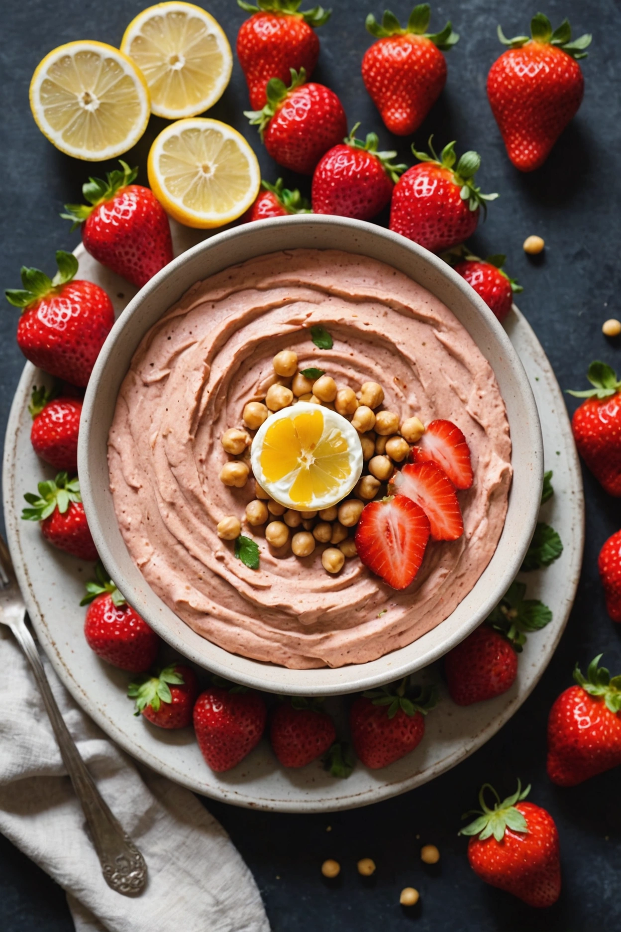 8. Strawberry Hummus