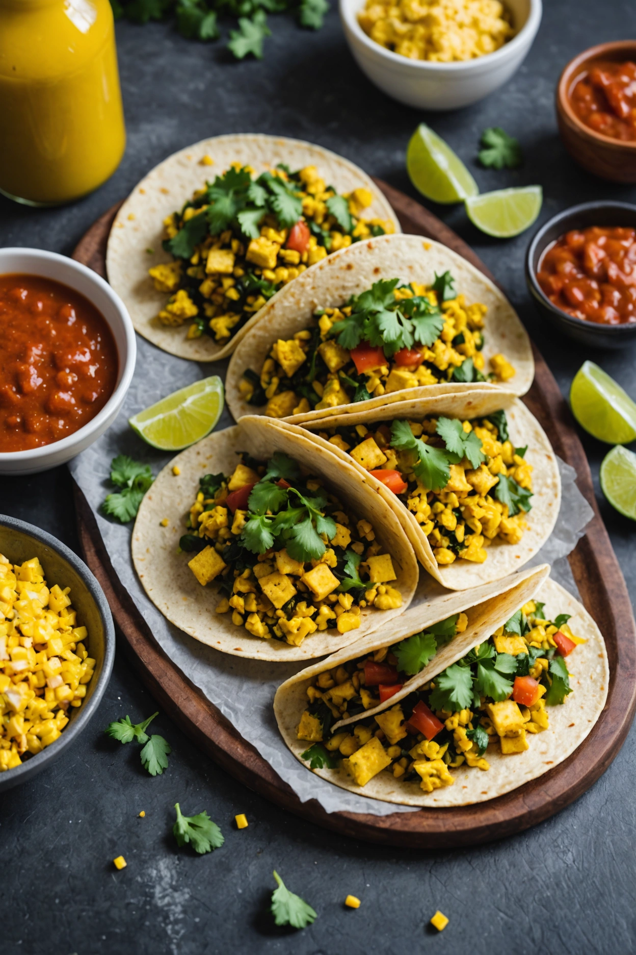 8. Tofu Scramble Vegan Tacos