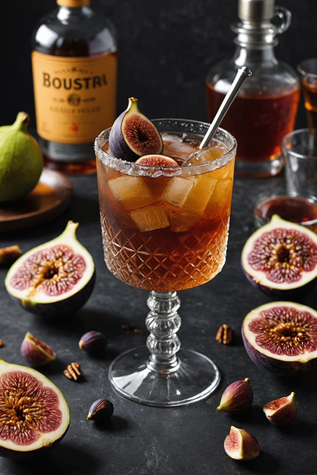 9. Fig Bourbon Fall Cocktail