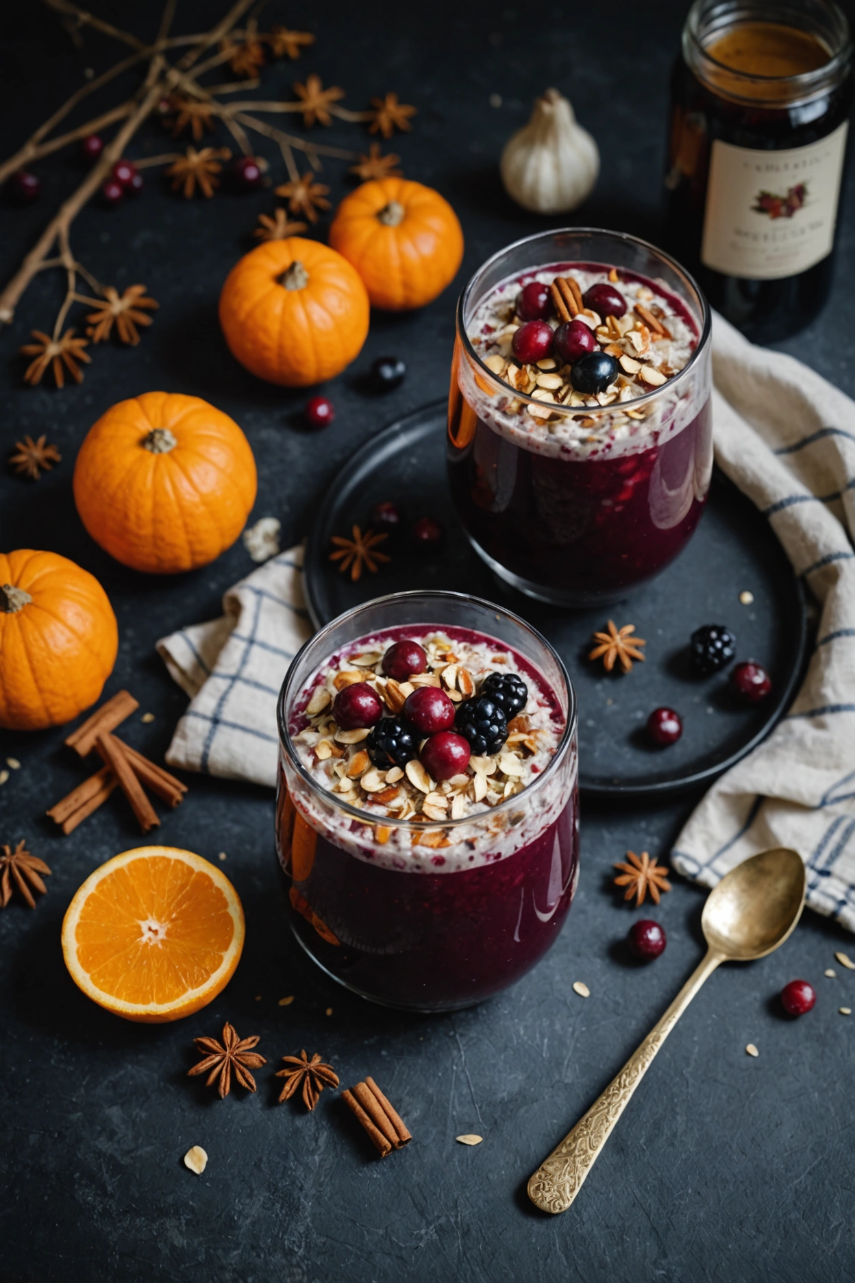 9. Mulled Wine Overnight Oats