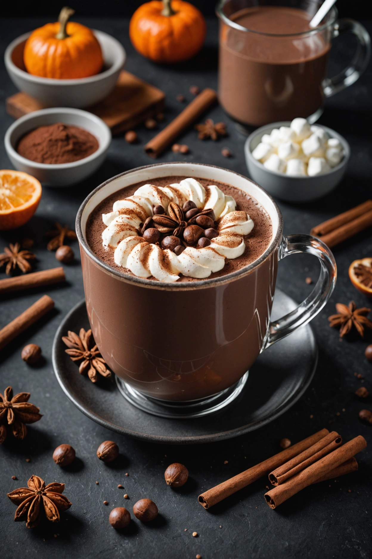 9. Nutmeg Fall Hot Chocolate