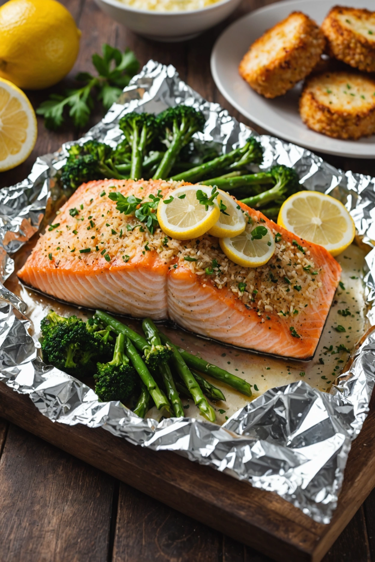 9. Parmesan Crusted Baked Salmon