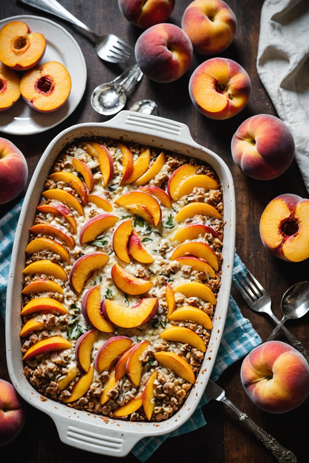 9. Peach Breakfast Casserole