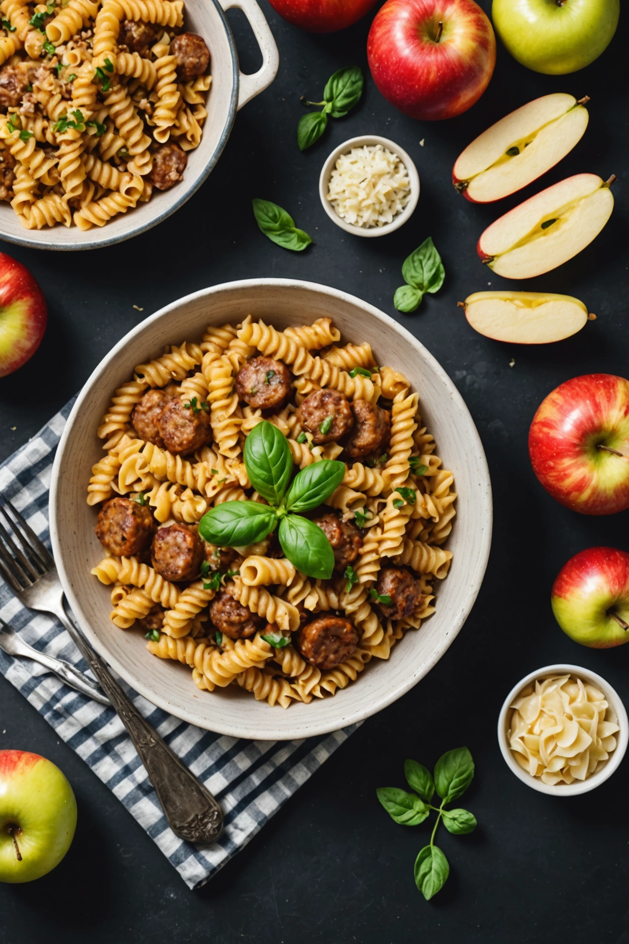 9. Sausage and Apple Rotini