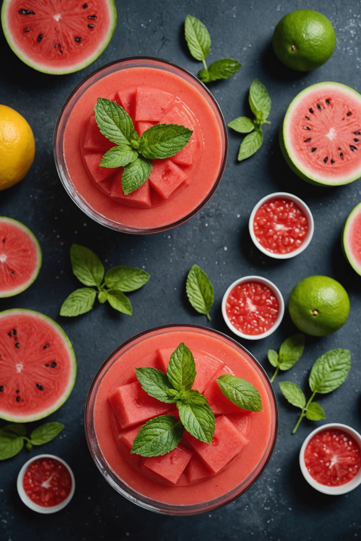 9. Watermelon Pudding