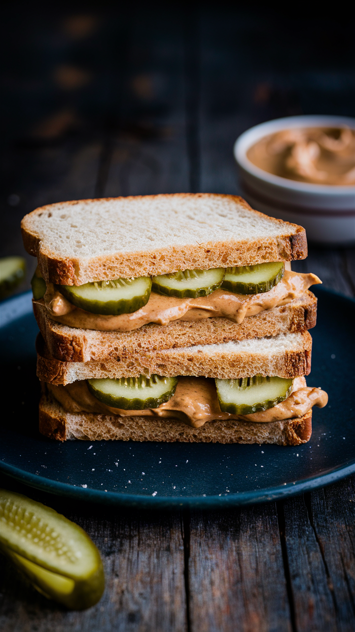 Peanut butter and pickles