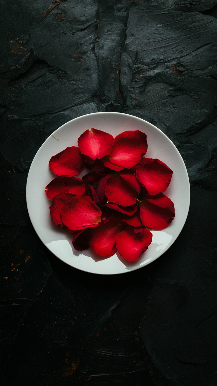 Rose petals to eat