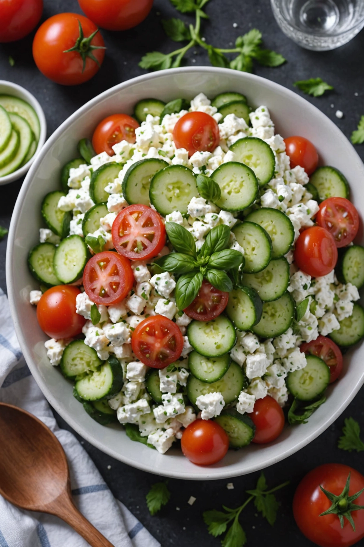 1. Classic Cottage Cheese Salad