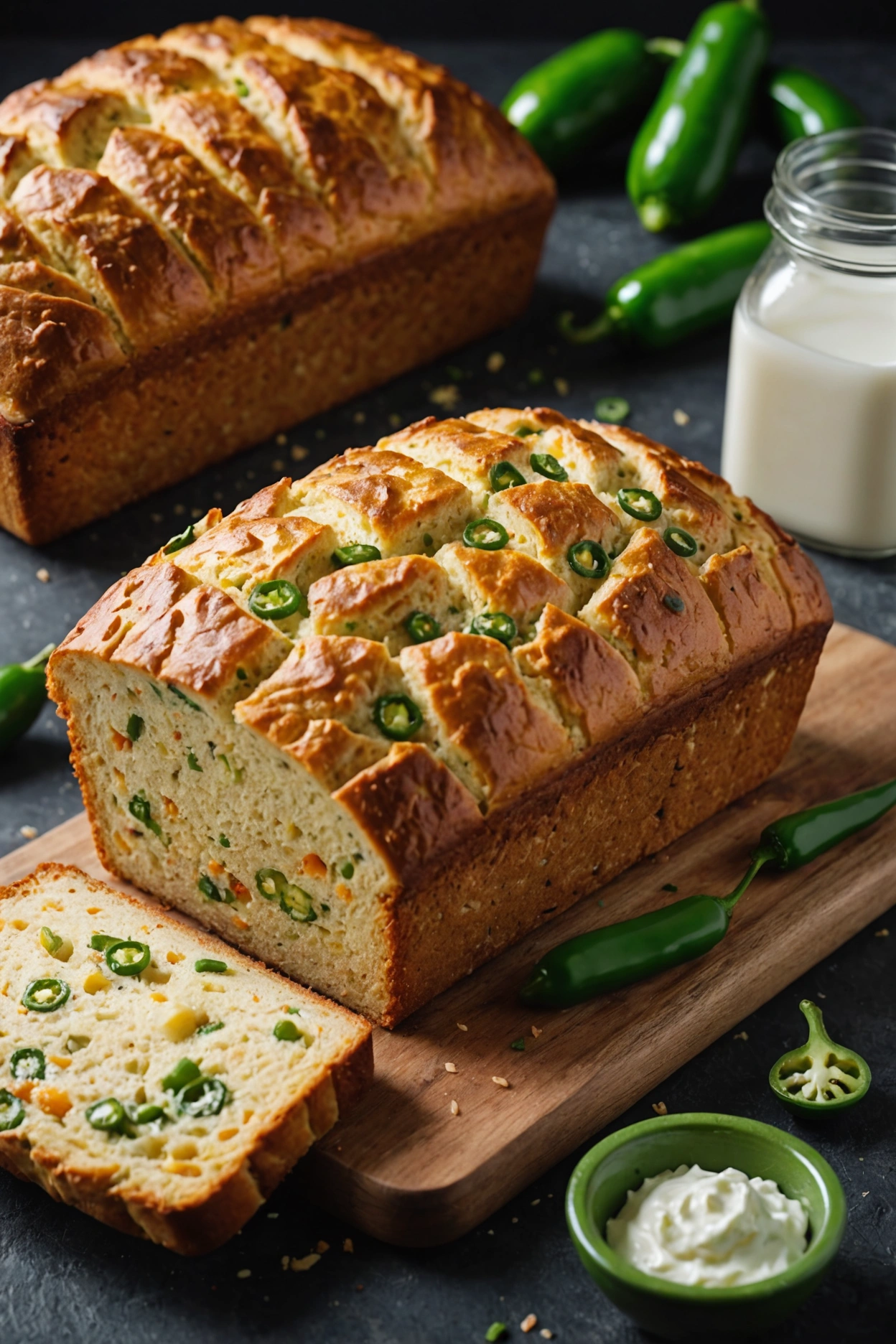 1. Classic Jalapeno Cheddar Bread