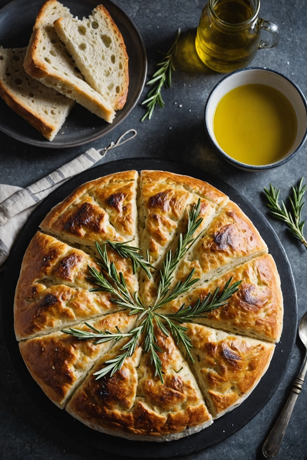 1. Classic Olive Oil Sourdough Focaccia