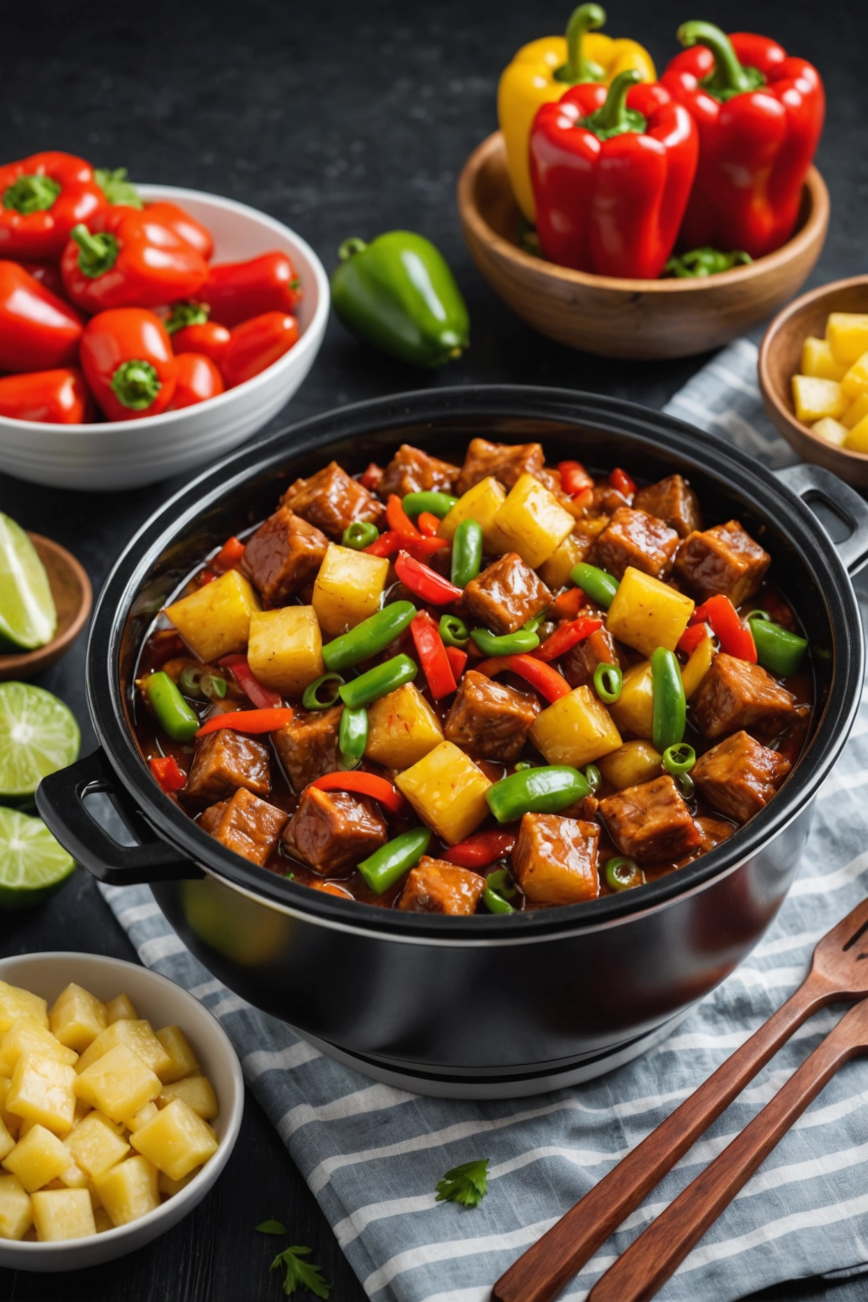 10. Crockpot Sweet and Sour Pork