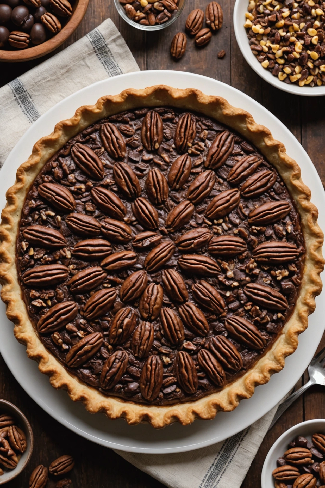 11. Chocolate Pecan Pie