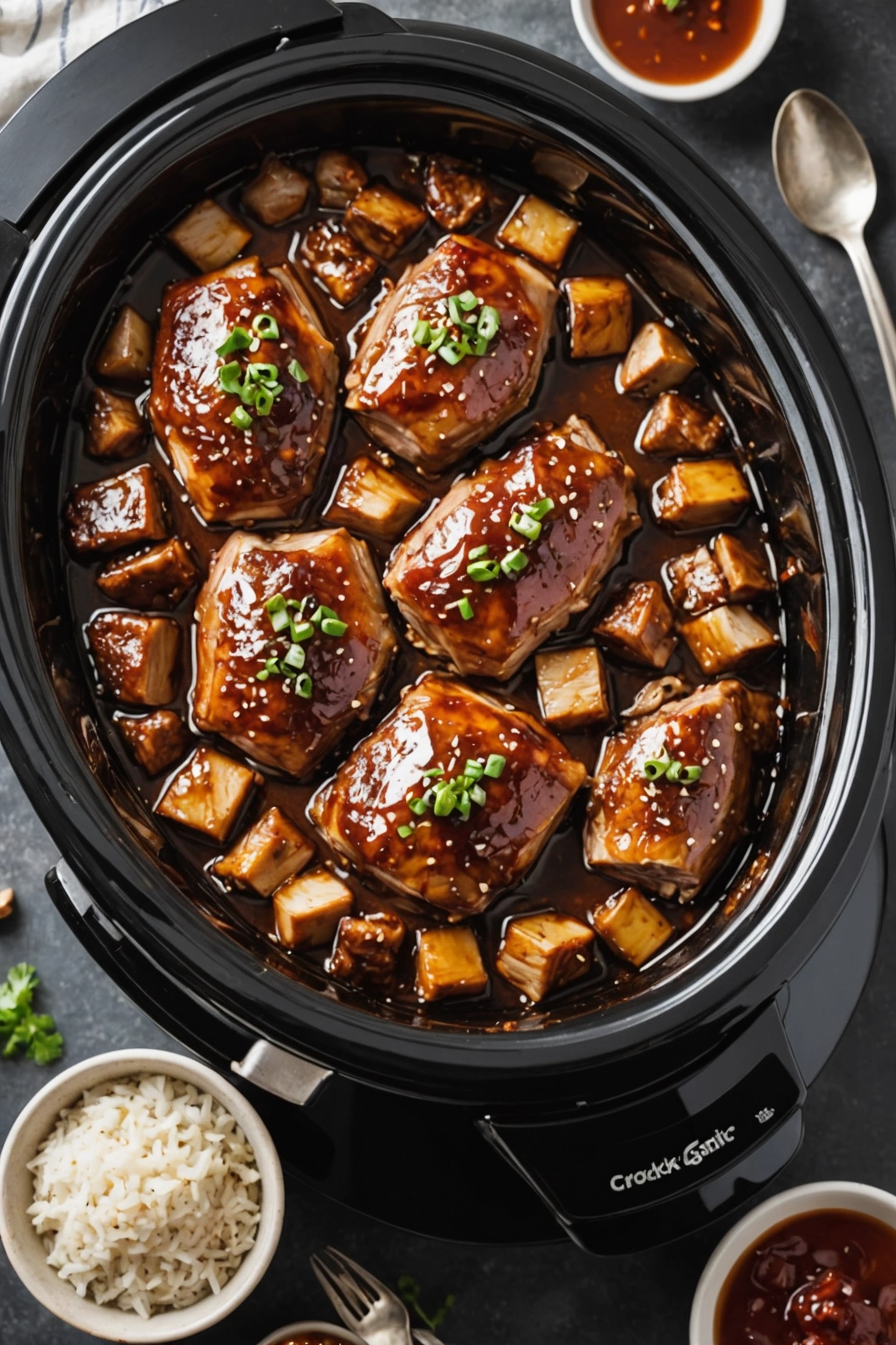 11. Crockpot Honey Garlic Pork