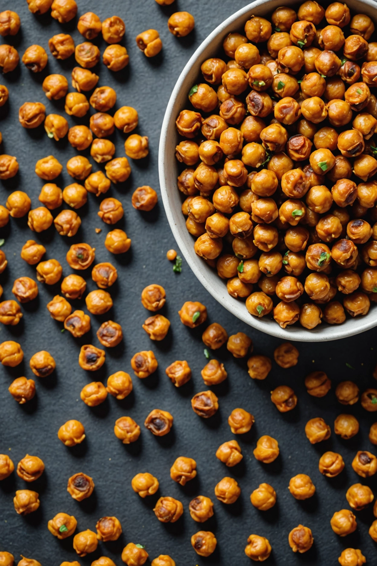 11. Spicy Roasted Chickpeas