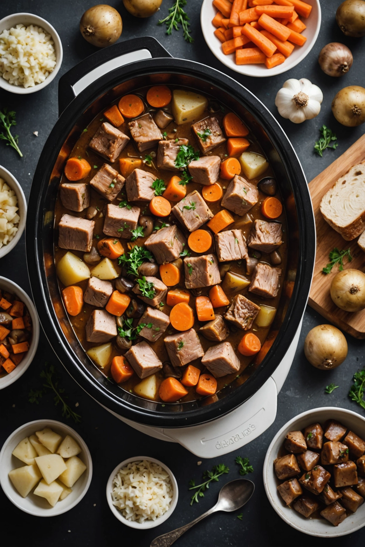 12. Crockpot Pork Stew