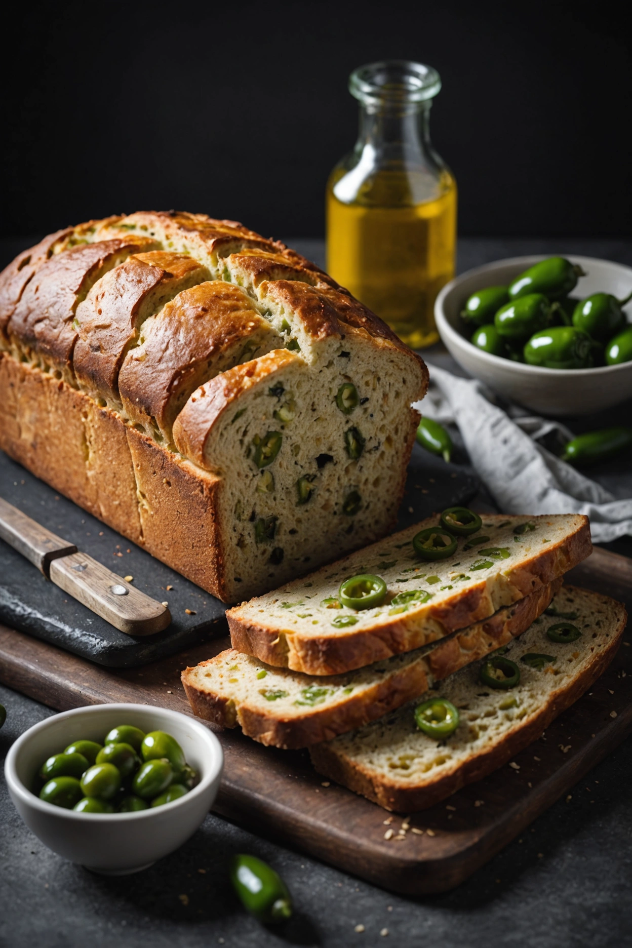 12. Jalapeno and Olive Bread