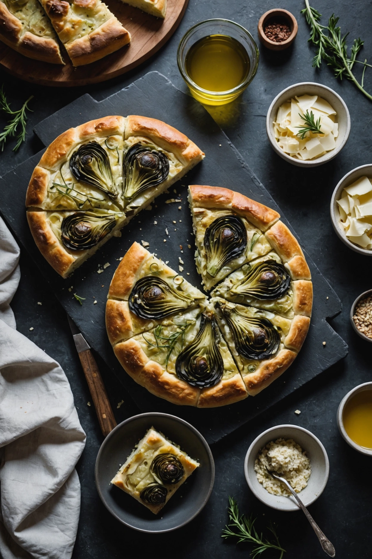 13. Artichoke and Parmesan Sourdough Focaccia