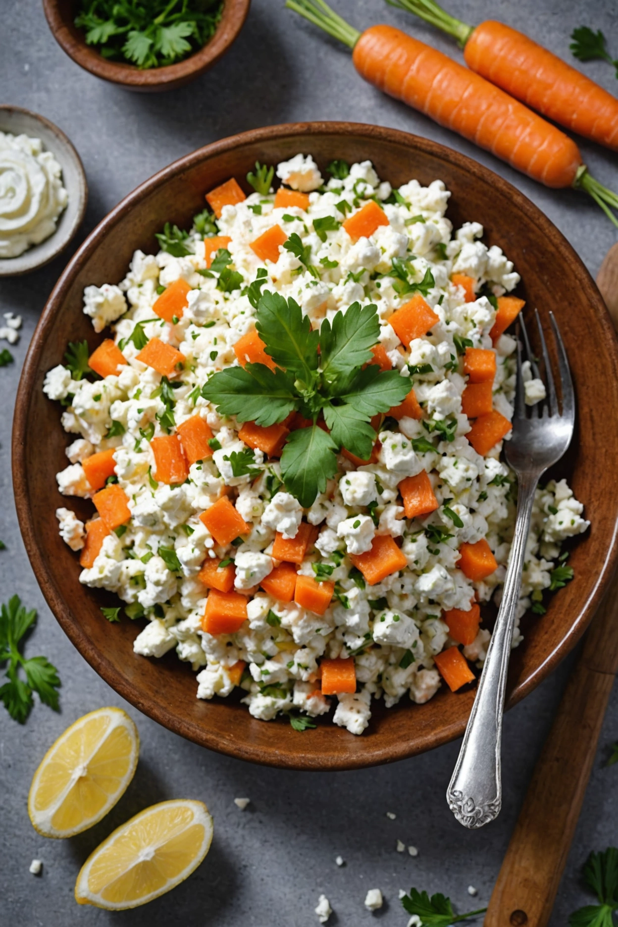 14. Cottage Cheese and Carrot Salad