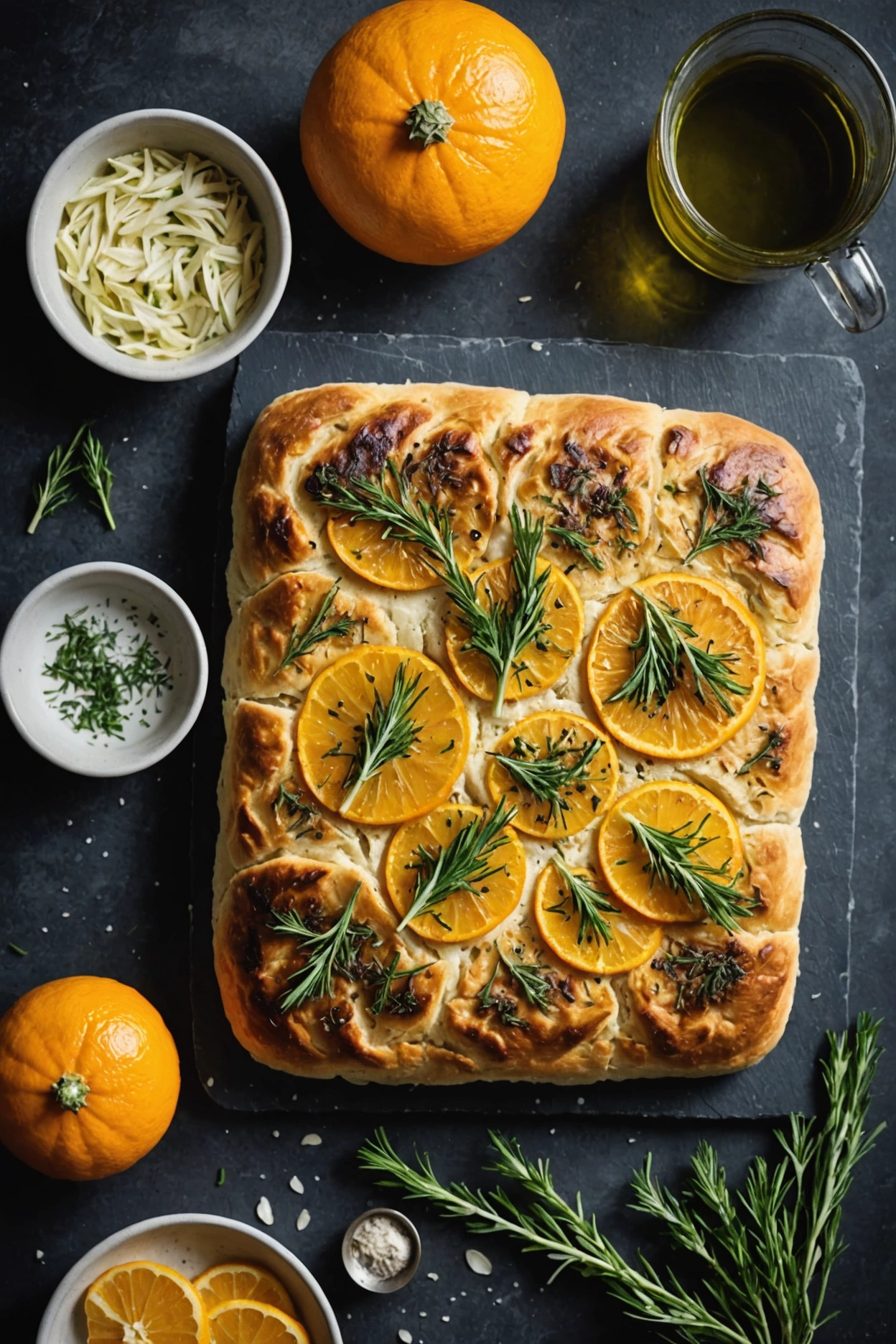 14. Fennel and Orange Sourdough Focaccia