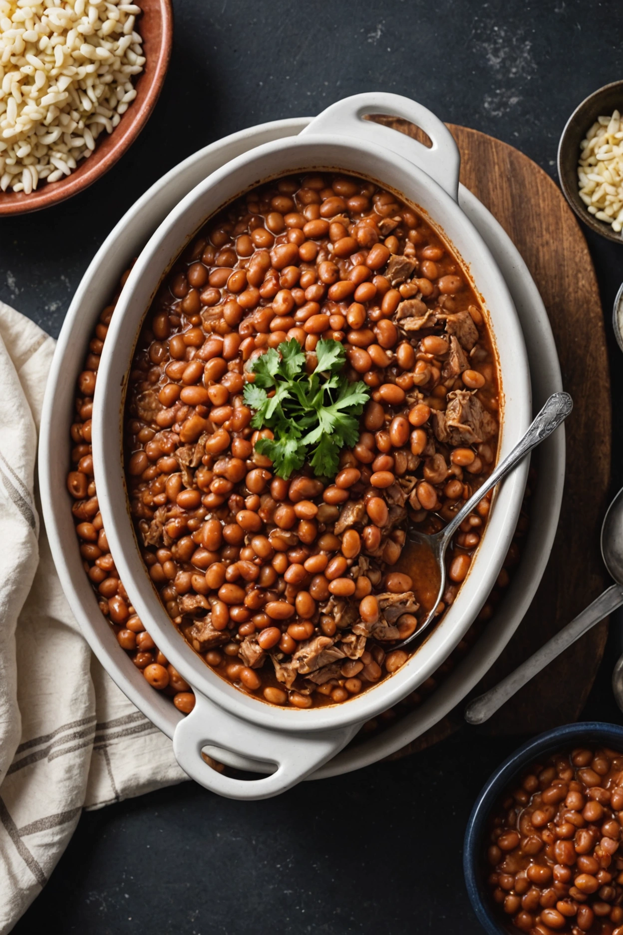 15. Crockpot Pork and Beans