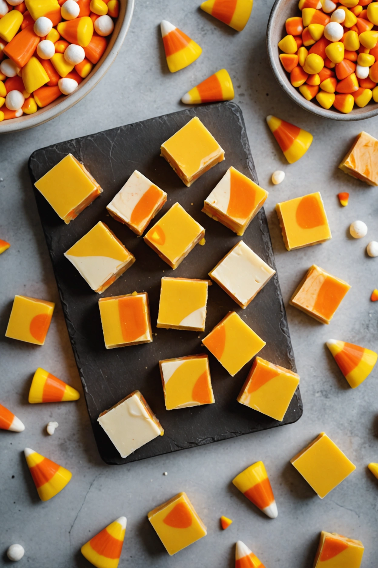 16. Candy Corn Fudge