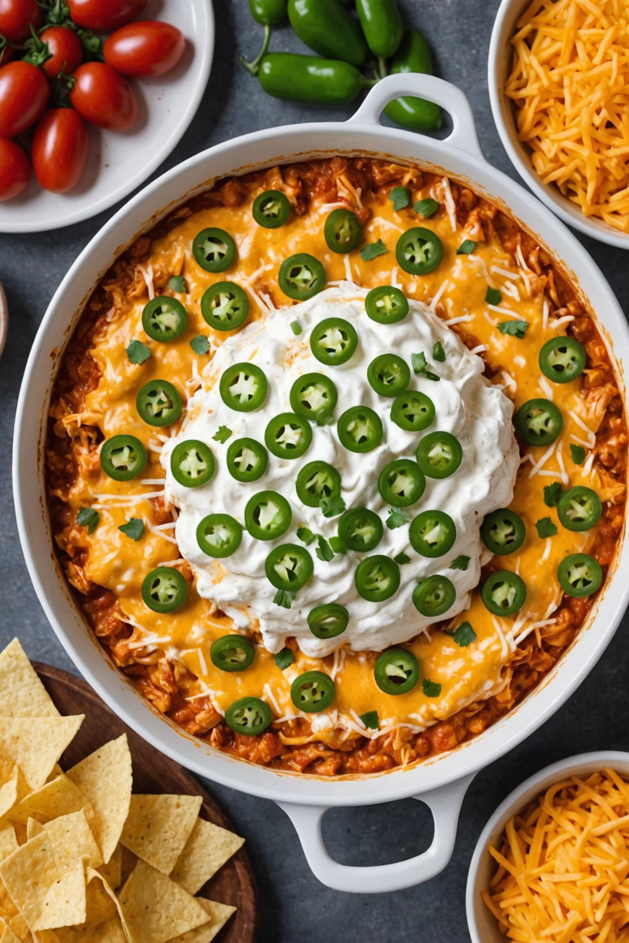 16. Chicken Enchilada Dip