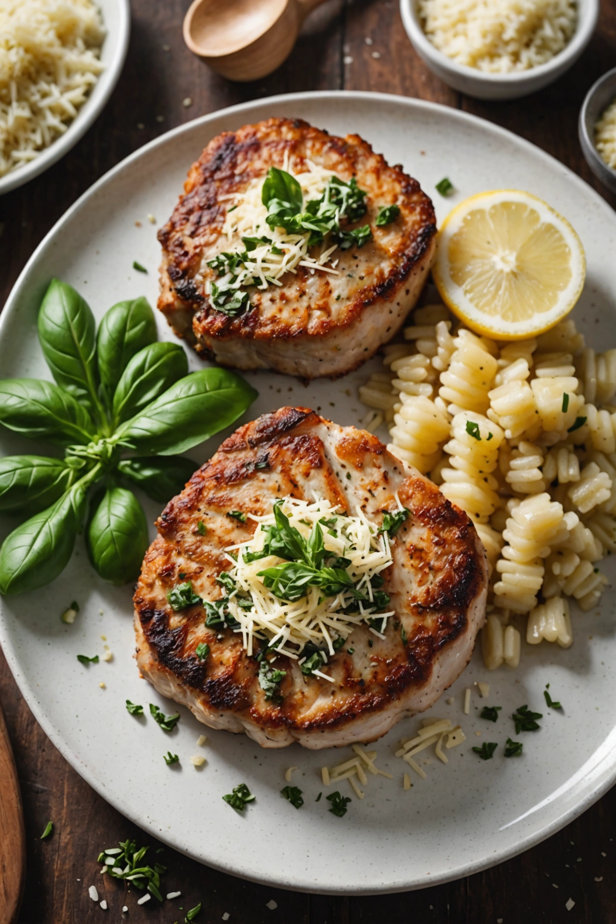 16. Garlic Parmesan Pork Chops