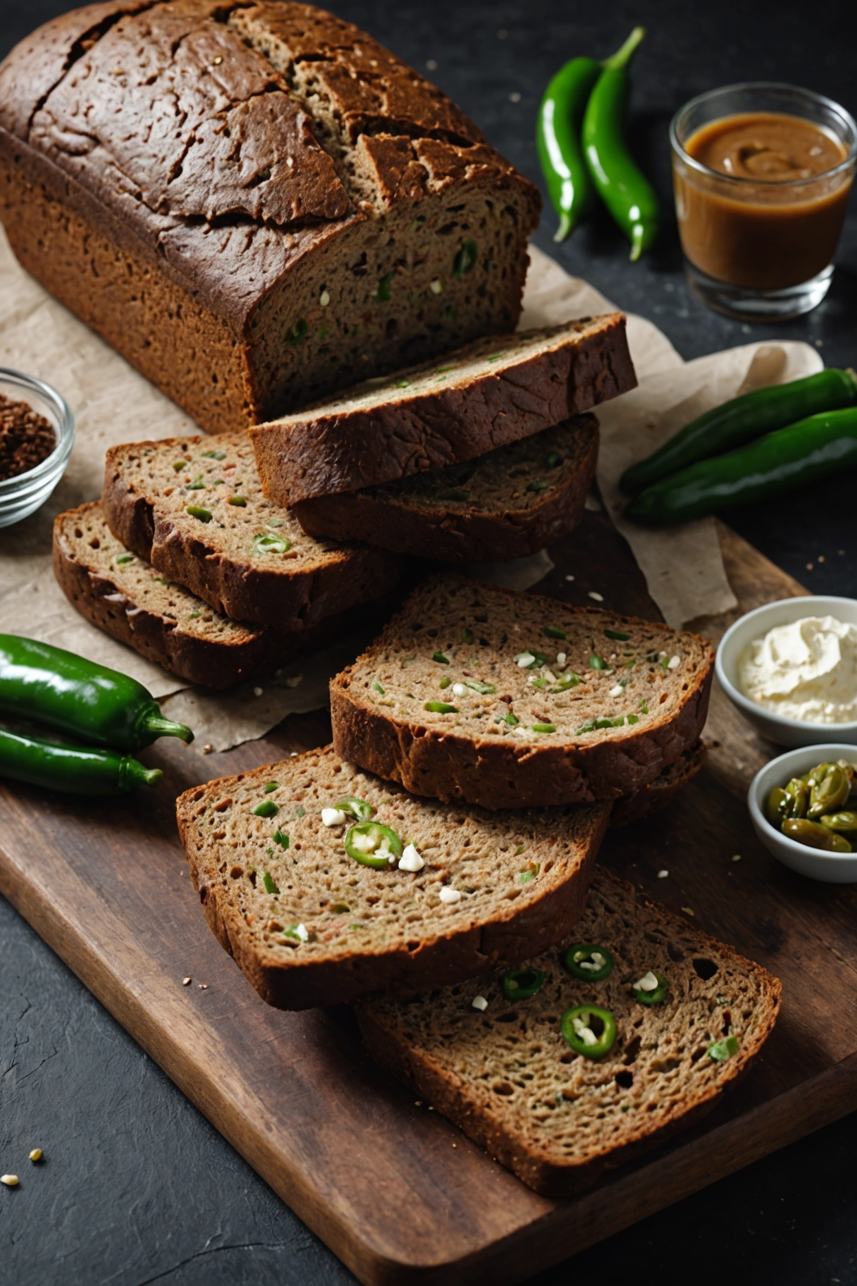 16. Jalapeno Pumpernickel Bread