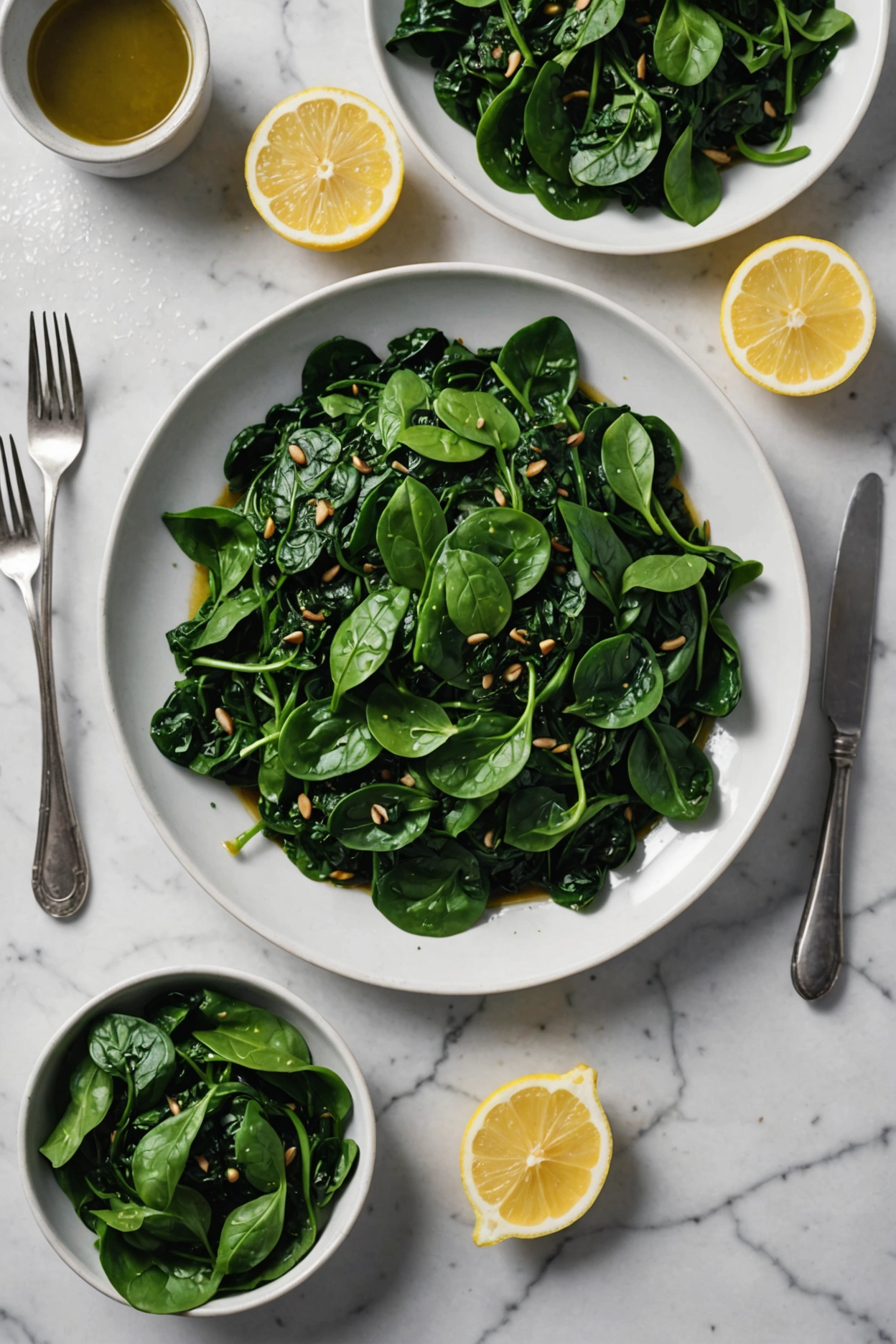 2. Garlic Sautéed Spinach