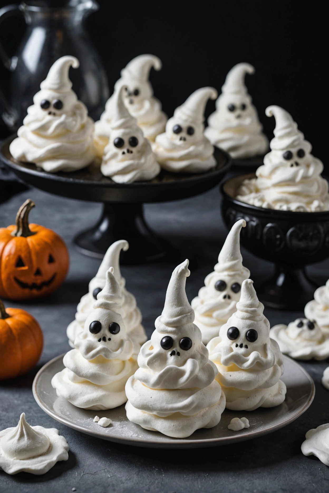 2. Ghostly Meringues