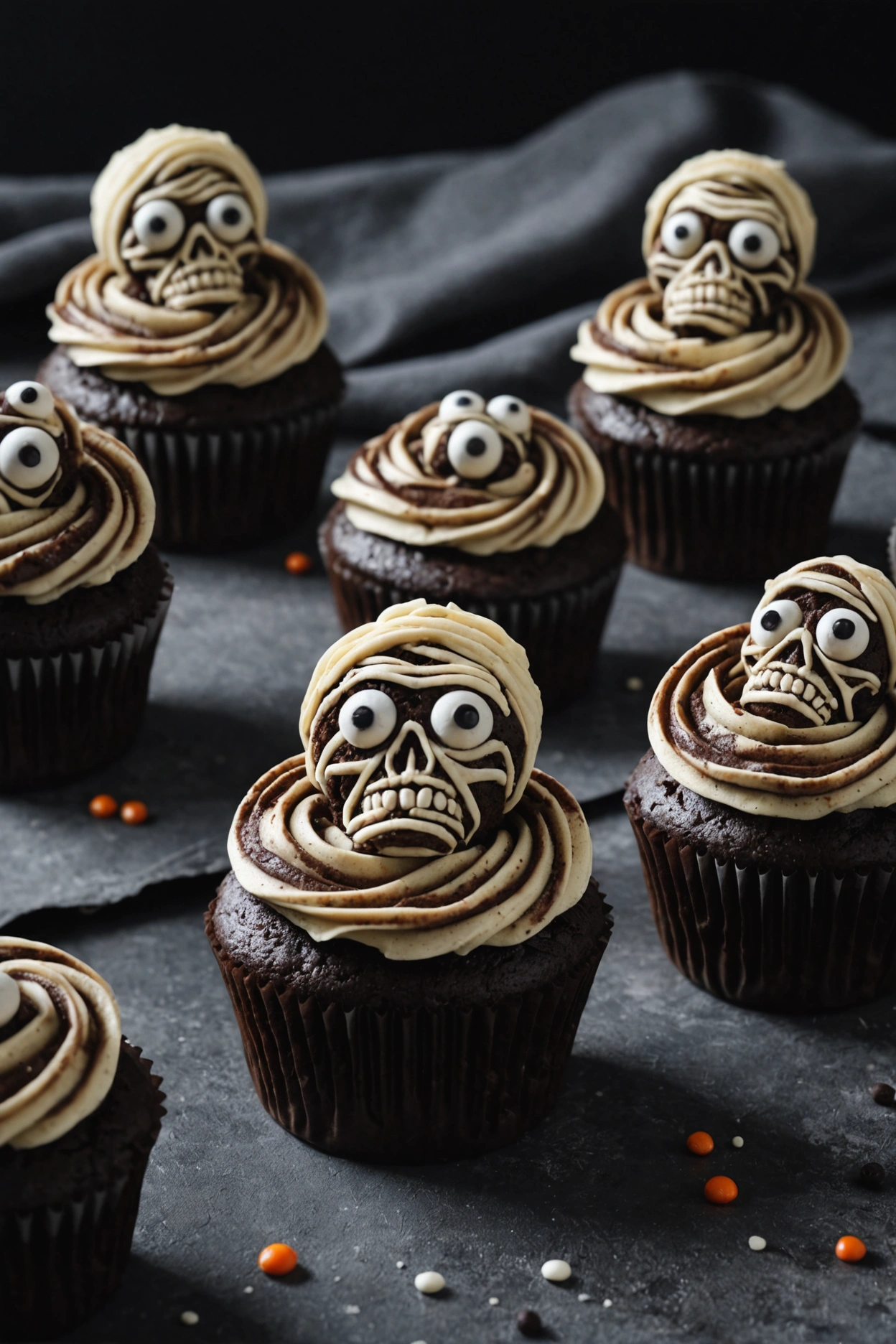 2. Mummy Madness Cupcakes