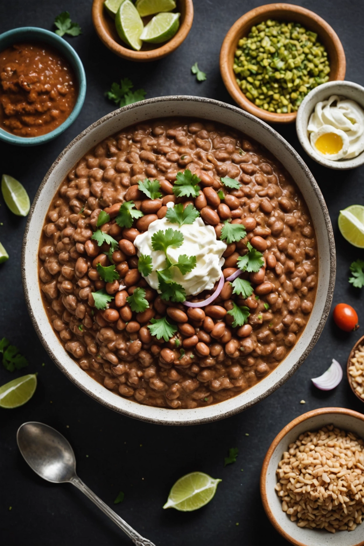 2. Refried Beans