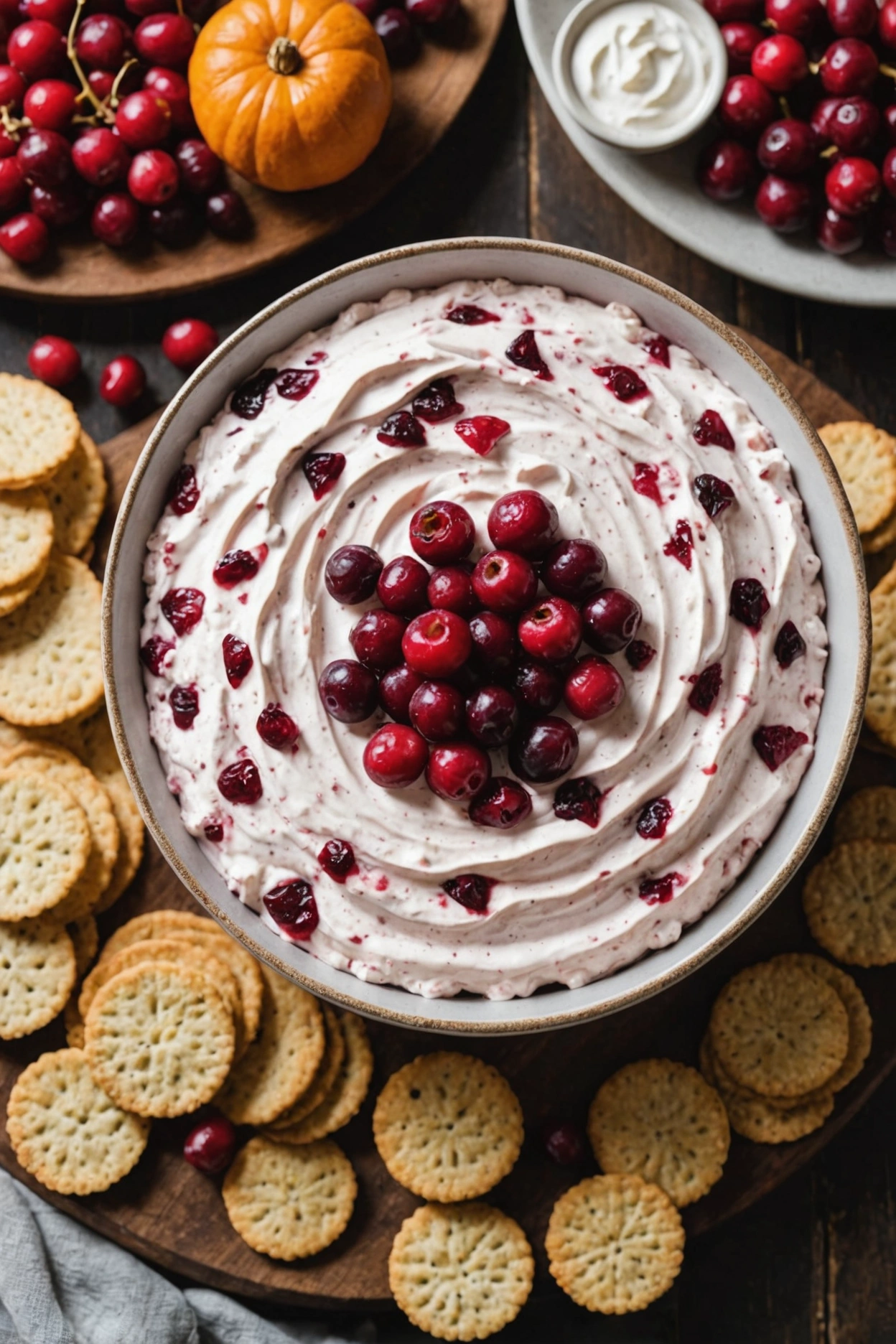 3. Cranberry Cream Cheese Dip