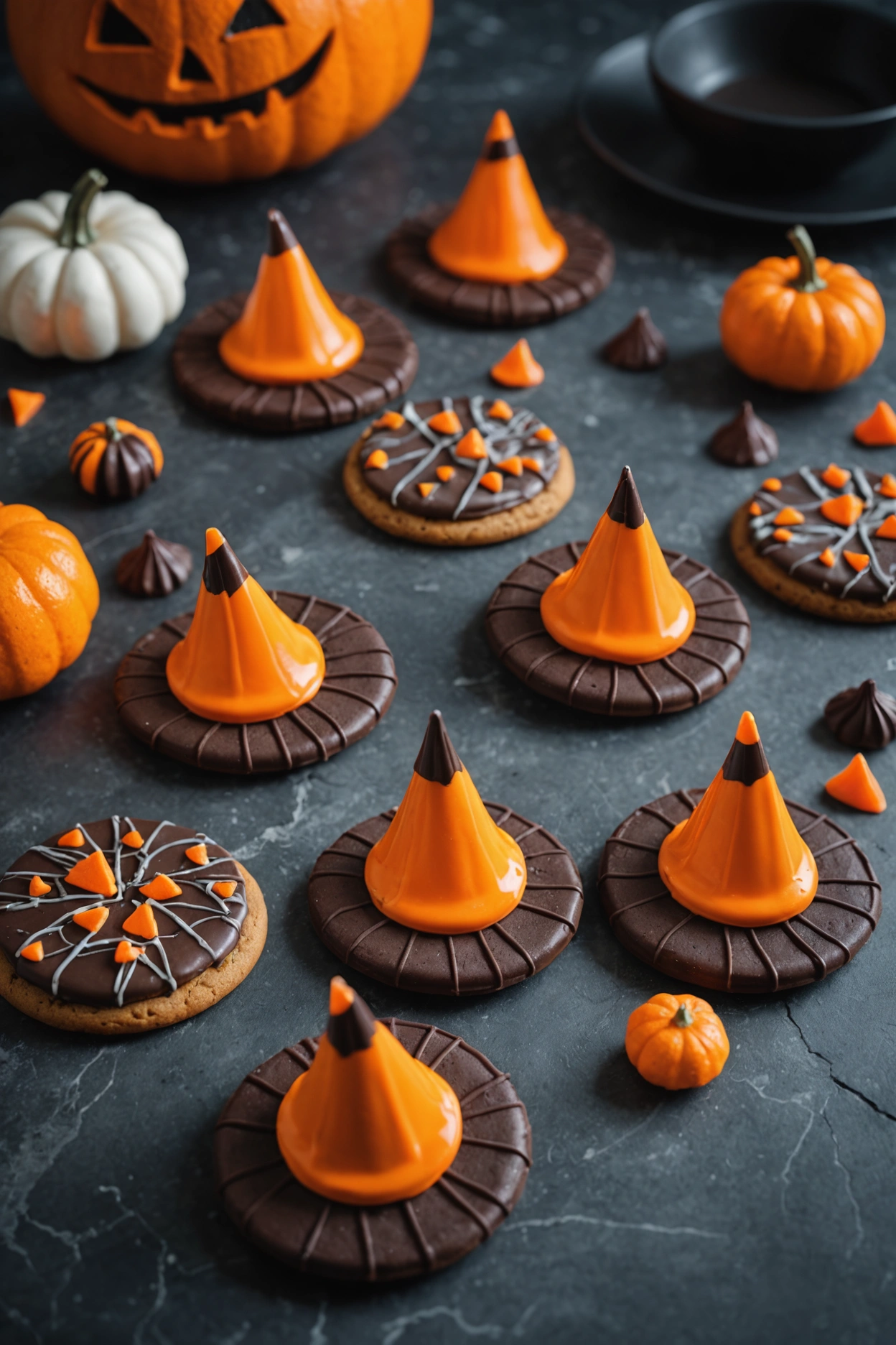 3. Witch Hat Cookies