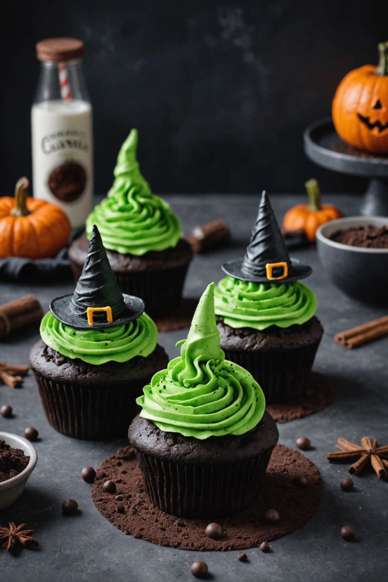 3. Witch's Brew Cupcakes