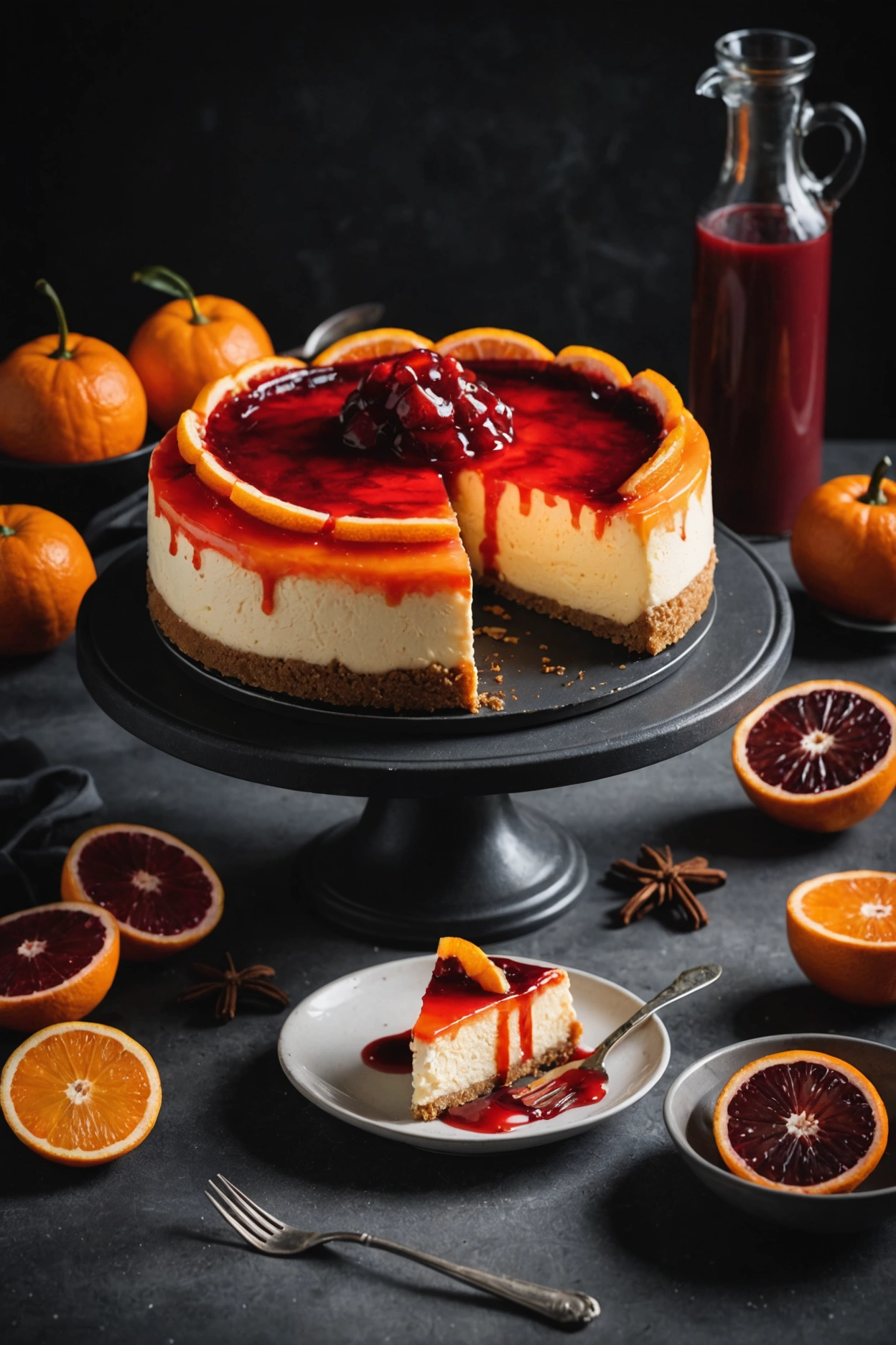 4. Blood Orange Cheesecake