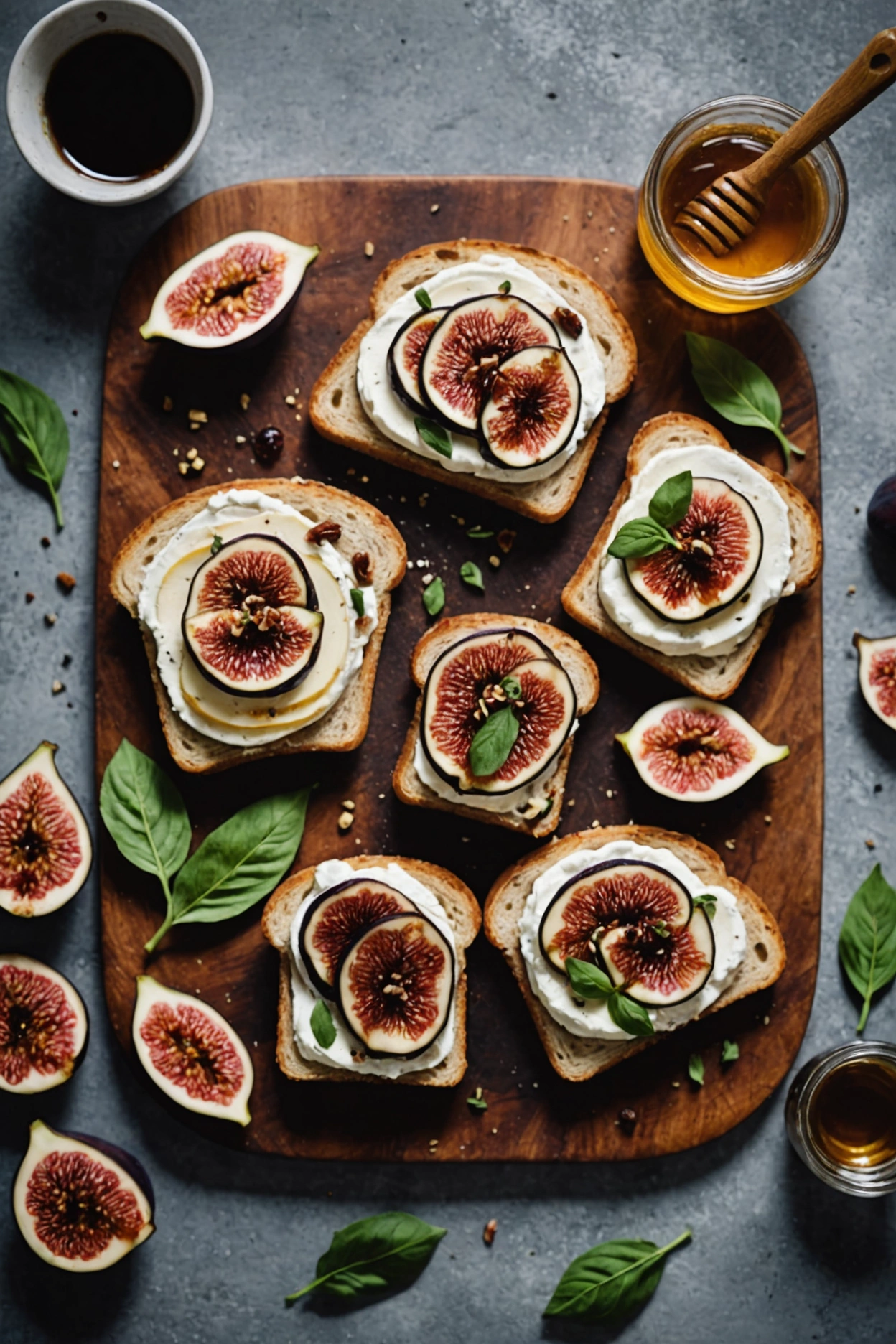 4. Fig and Ricotta Toast