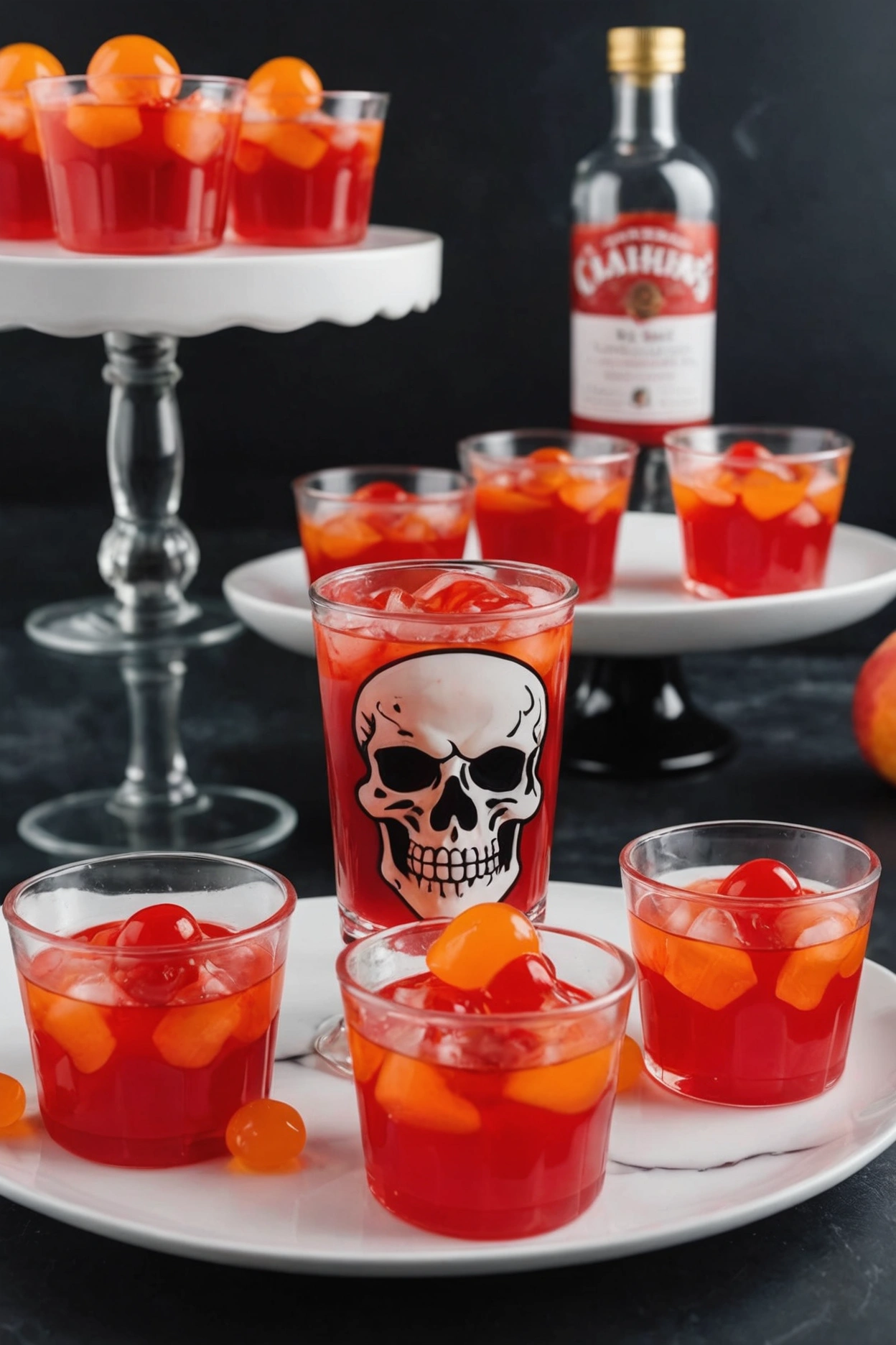 5. Bloody Brain Jello Shots