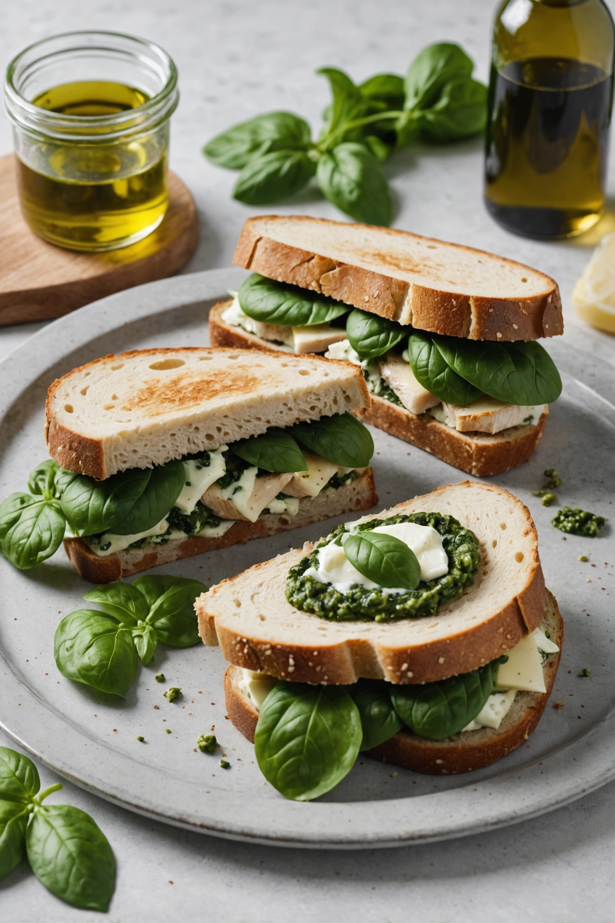 5. Chicken Pesto Sourdough